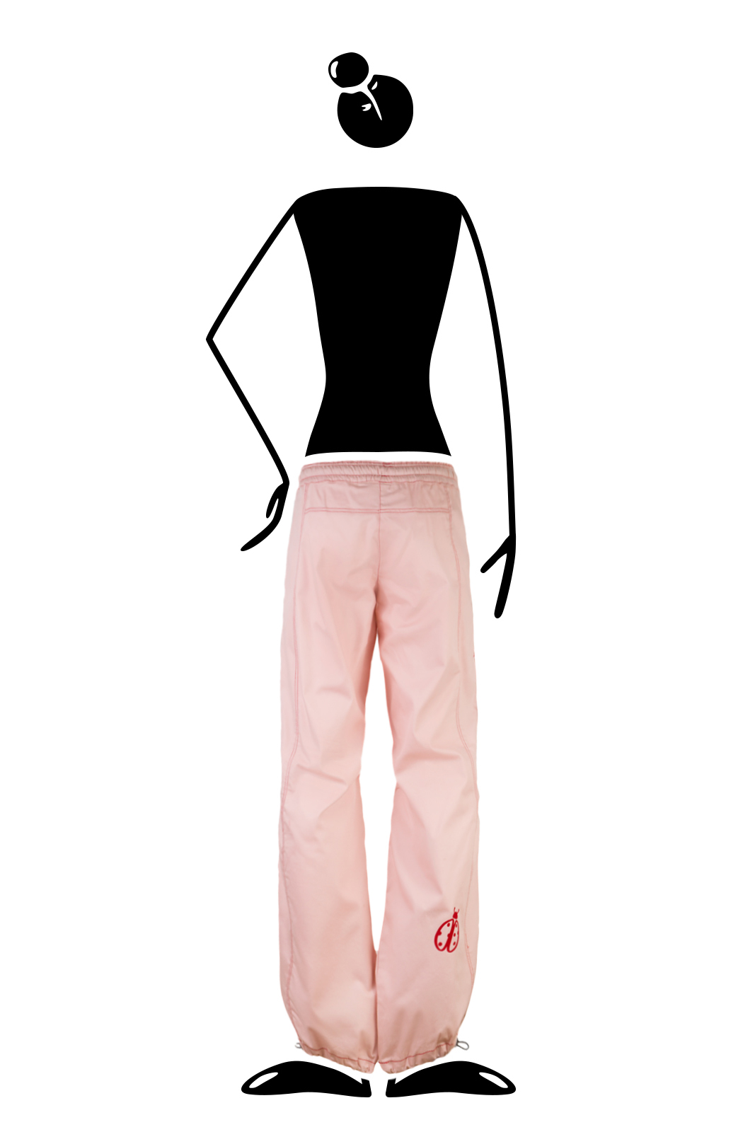 pantalone arrampicata donna viola rosa VIOLET Monvic