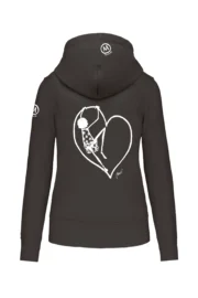 Hoodie women "Pina" FEDRA ZIP - Image 6