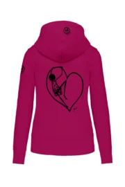 Hoodie women "Pina" FEDRA ZIP - Image 5