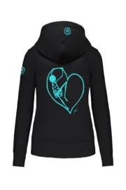 Hoodie women "Pina" FEDRA ZIP