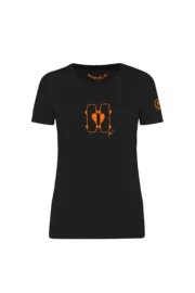 T-shirt noir Femme skate "Mon coeur" SHARON – Image 3