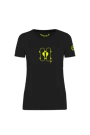 T-shirt noir Femme skate "Mon coeur" SHARON – Image 2