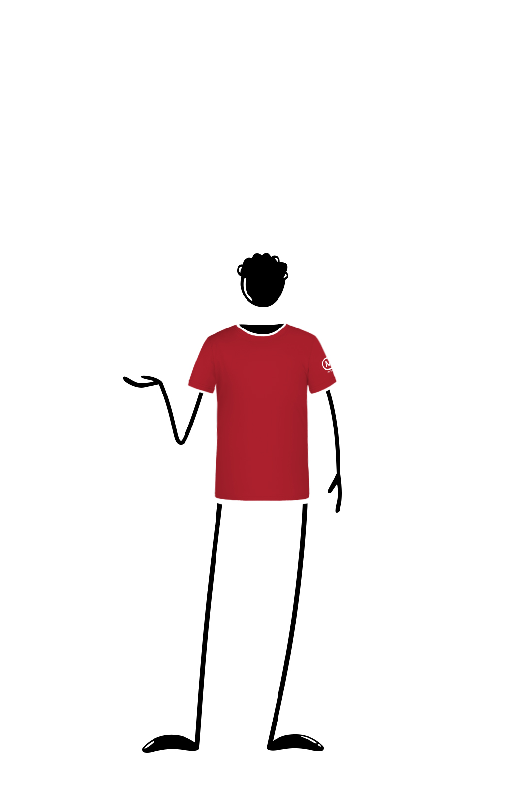 t-shirt arrampicata bambino TATA Monvic red Alo-pad