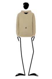 Sweat à capuche unisexe sable femme NAVAJO ORGANIC coton