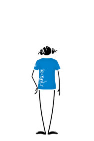 t-shirt Enfant turquoise TATA Monvic Carla