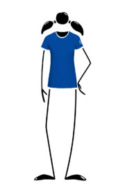 t-shirt arrampicata donna blu royal SHARON Monvic