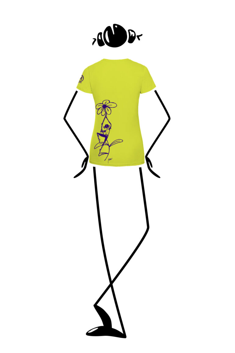 t-shirt women lime SHARON Monvic