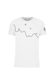 t-shirt arrampicata uomo - HASH MONVIC snow jump-white