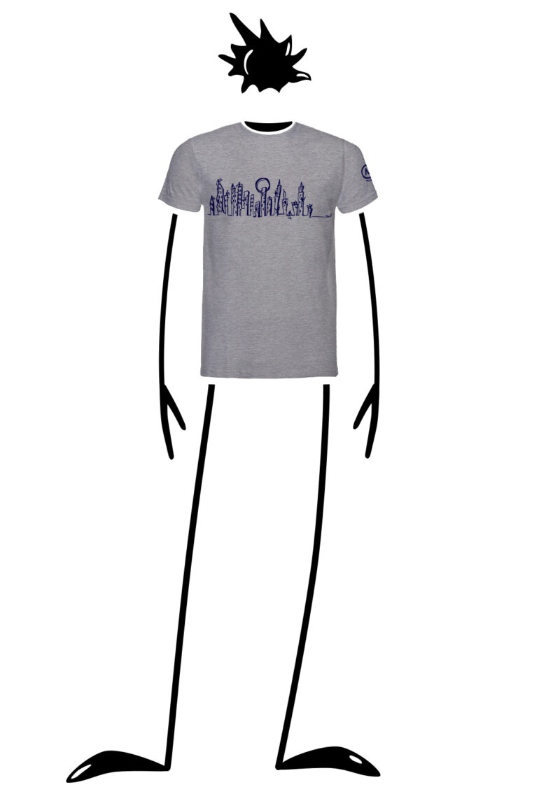 t-shirt homme gris HASH Monvic