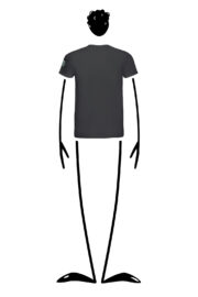 T-shirt homme en coton bio gris carbone HASH ORGANIC Monvic spéléologie