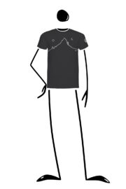 t-shirt homme gris carbon HASH VINTAGE Monvic