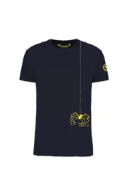 t-shirt arrampicata uomo SPIDER - HASH MONVIC- navy+giallo copia