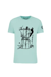 T-shirt arrampicata uomo - azzurro acqua - Moka - HASH Monvic