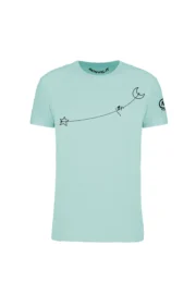 Men's Slackline t-shirt light blue HASH ORGANIC