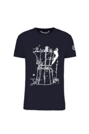 T-shirt arrampicata uomo - blu navy - Moka - HASH Monvic