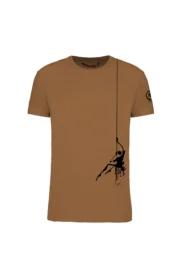 T-shirt arrampicata uomo in cotone organico GERD - Monvic HASH