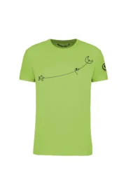 Men's Slackline t-shirt lime HASH ORGANIC