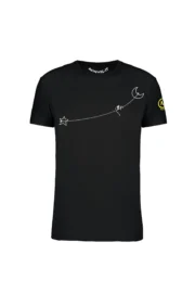 Men's Slackline t-shirt black HASH ORGANIC