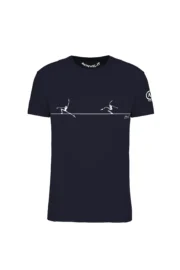 t-shirt slackline uomo - blu navy SLACKLINE HASH MONVIC f