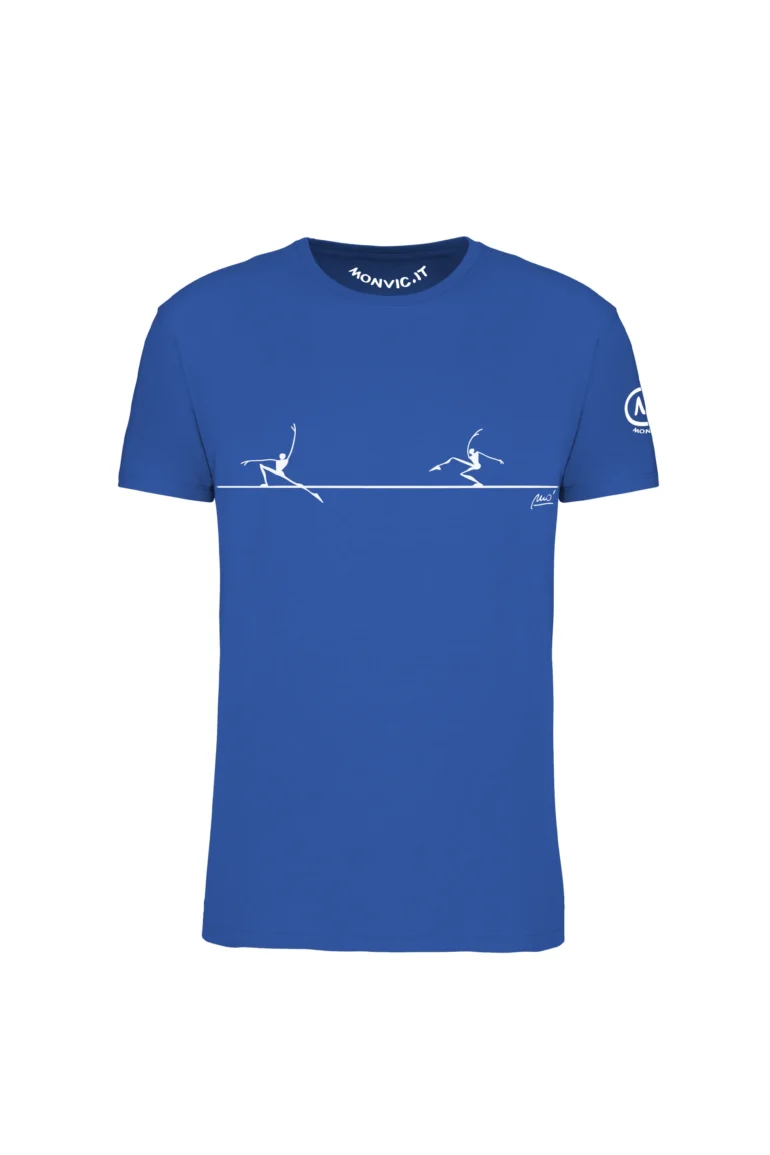 t-shirt slackline uomo - blu royal SLACKLINE HASH MONVIC f