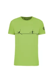 t-shirt slackline uomo - lime SLACKLINE HASH MONVIC f