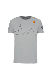 T-shirt uomo grigia grafica running "Pablo" Monvic HASH