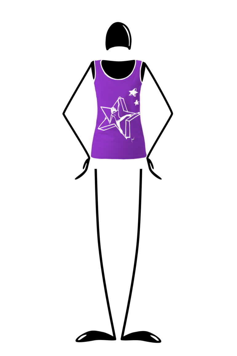 Women’s tank top purple KOKO Monvic sportswear