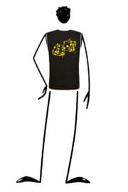 Tank top men "Dadi" CUT