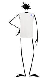 Tank top men "V Power" CUT - Image 2