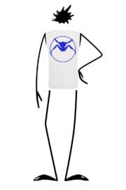 Tank top men "V Power" CUT