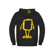 Sweat à capuche Enfant noir LOLA Monvic