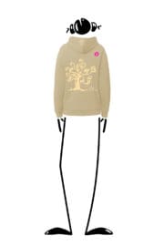 Hoodie women sand unisex NAVAJO ORGANIC Monvic