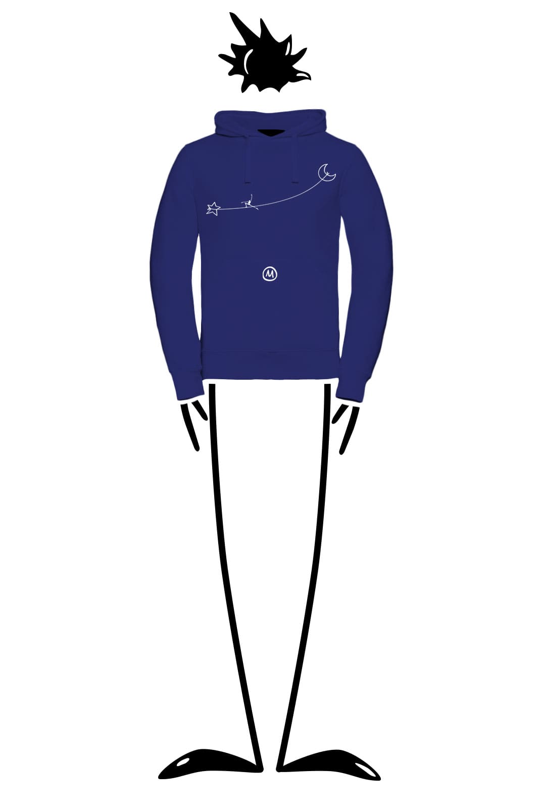 felpa uomo blu royal NAVAJO Monvic slackline felpa uomo blu royal NAVAJO Monvic slackline