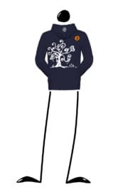 Sweat à capuche unisexe "Tree" NAVAJO