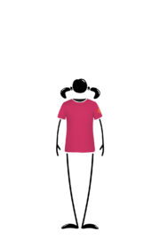 Kids' T-Shirts fuchsia TATA Monvic
