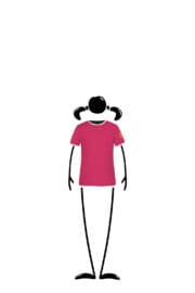 Kids' T-Shirts fuchsia TATA Monvic