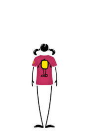 Kids' T-Shirts fuchsia TATA Monvic