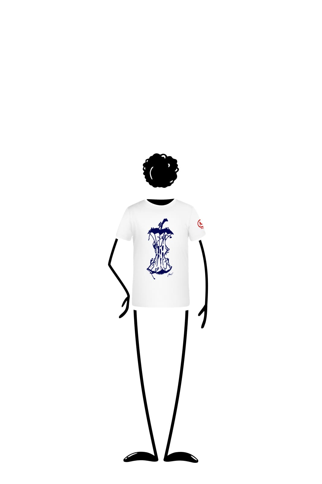 t-shirt bambino bianca TATA Monvic t-shirt bambino bianca TATA Monvic