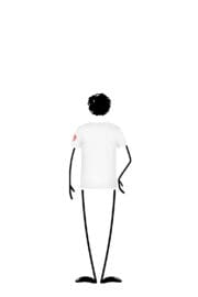 t-shirt bambino bianca TATA Monvic