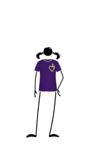 Kids' T-Shirts purple TATA Monvic