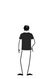 Kids' T-Shirts black TATA Monvic