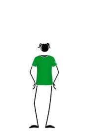 Kids' climbing T-Shirts apple green TATA Monvic
