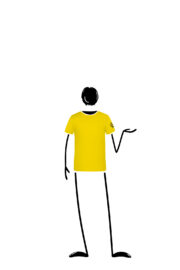 Kids' climbing T-Shirts yellow TATA Monvic