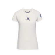 T-shirt femme en coton bio crème SHARON ORGANIC Monvic