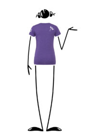 T-shirt femme violet SHARON TEC "Lully"