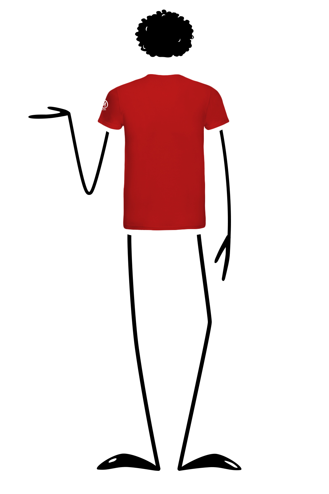 t-shirt homme rouge HASH Monvic canoë