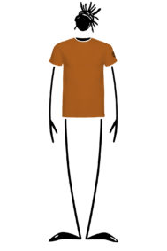 T-shirt homme en coton bio sahara HASH ORGANIC Monvic Baobab