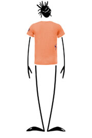 T-shirt homme sport orange HASH TEC Monvic