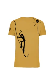 t-shirt arrampicata uomo - ocra ROCKY HASH MONVIC r