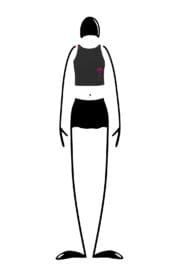 top femme noir EASY Monvic